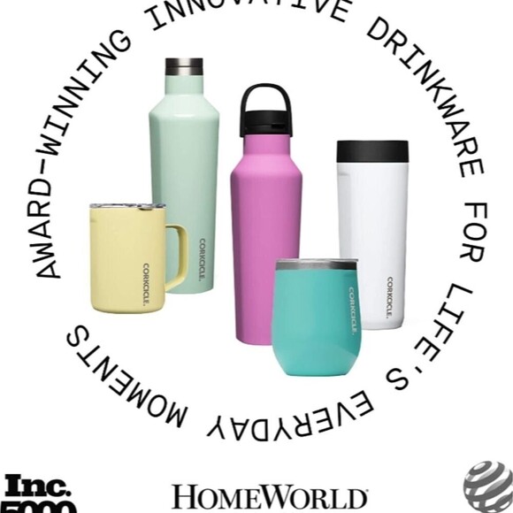 Corkcicle SNOWDRIFT canteen bottle 16oz thermos - Picture 4 of 8